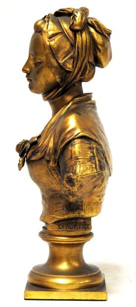 Eugene LAURENT (1832-1898)

Bust of a young...