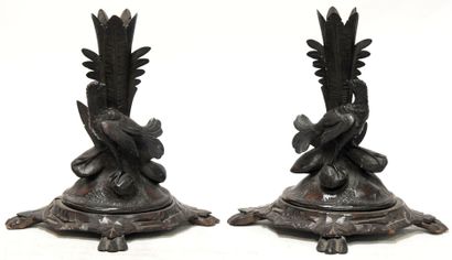 Work of the Black Forest -Late 19th century

Pair...