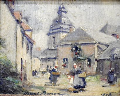 Henri BURON (1880-1969)

The Return of Fishing;...
