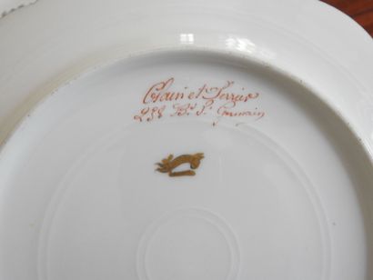 IMPORTANT LOT of fifty-four porcelain plates,...