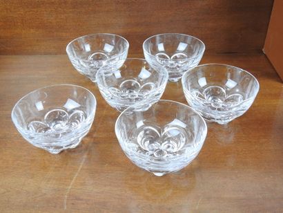 DAUM France : Fruit service in crystal including...