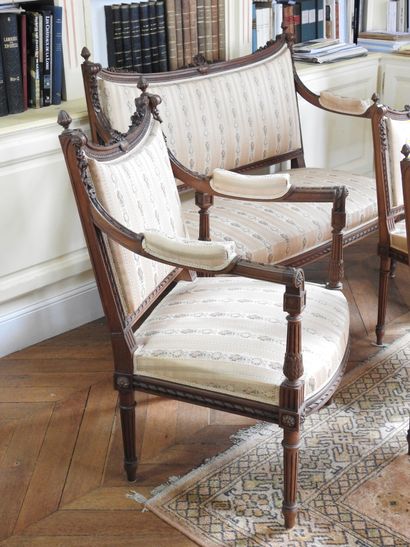 Louis XVI style LIVING ROOM FURNITURE in...