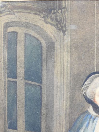 FRENCH SCHOOL of the XIXth century: Portrait...