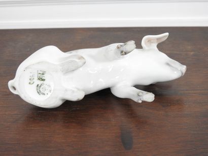 COPENHAGEN : Polychrome porcelain subject...