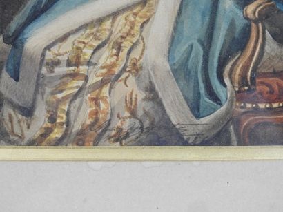 FRENCH SCHOOL of the XIXth century: Portrait...