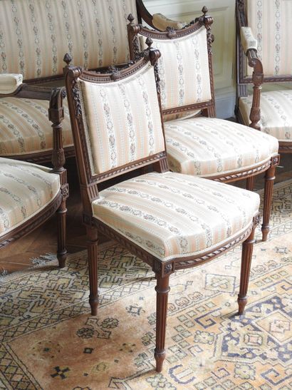 Louis XVI style LIVING ROOM FURNITURE in...