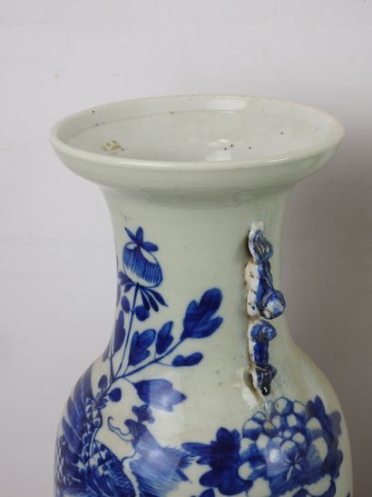 CHINA: Meeting of three porcelain vases of...