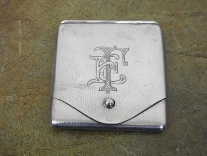 LOT in silver including cigarette holder,...
