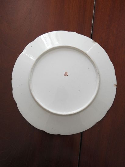 IMPORTANT LOT of fifty-four porcelain plates,...