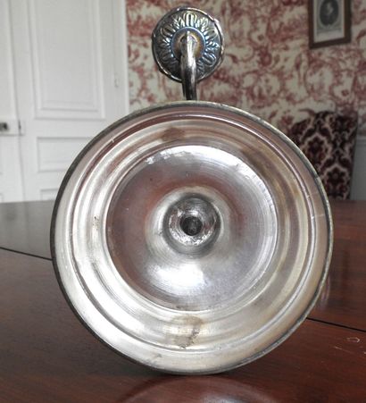 Pair of LARGE CANDELABRES with four lights...