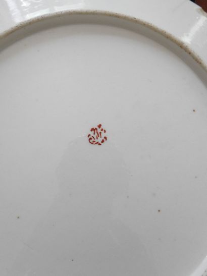 IMPORTANT LOT of fifty-four porcelain plates,...