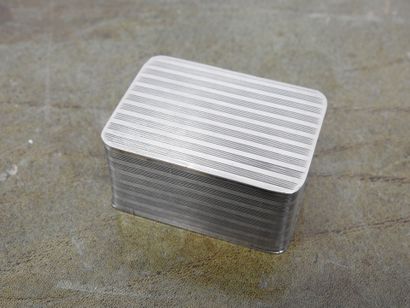 LOT in silver including cigarette holder,...