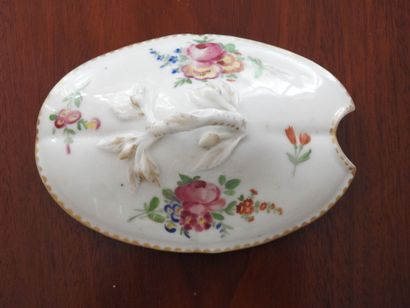 Attributed to BOISSETTE : Sauceboat on tray...