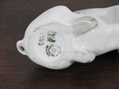 COPENHAGEN : Polychrome porcelain subject...