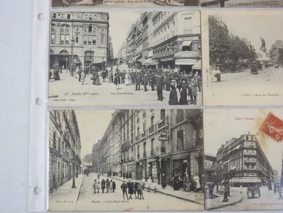 FRANCE. 12 cpa Rues de Paris