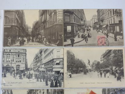FRANCE. 12 cpa Rues de Paris