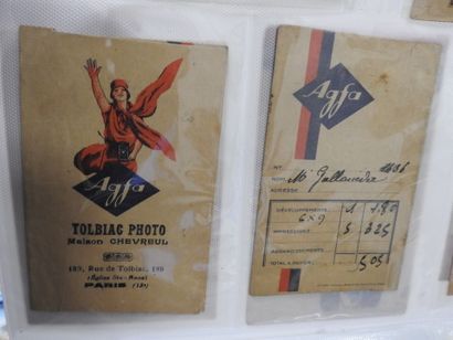 POCHETTES ANCIENNES de photographes. Environ...