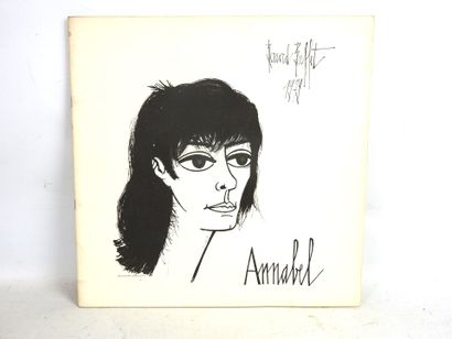 Bernard BUFFET (1928-1999). Annabel. Plaquette...