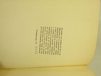 BAUDELAIRE Charles. Les Fleurs du mal. Paris,...