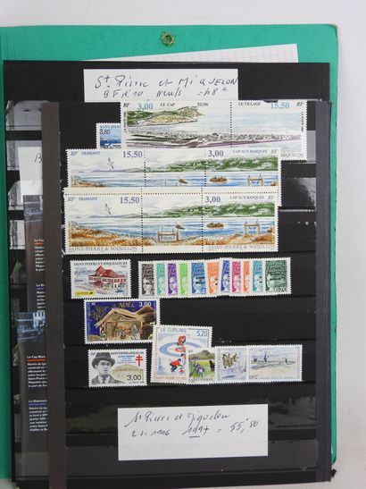 ANDORRE : Une planche de timbres non oblitérés...