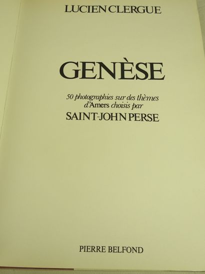 - Lucien CLERGUE. Genèse - photographies...