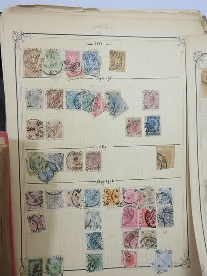 COLLECTION DE TIMBRES : - Album Arthur MAURY...