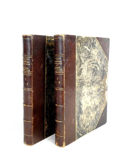 FAVRE Joseph. Dictionnaire de cuisine et...