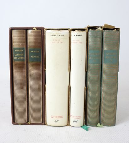 COLLECTION LA PLEIADE : Malraux, Baudelaire,...