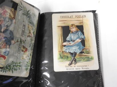CHROMOLITHOGRAPHIES - POULAIN : 12 chromolithographies,...