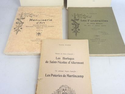Ensemble de 4 volumes de E. DEVELLE - Artisans...