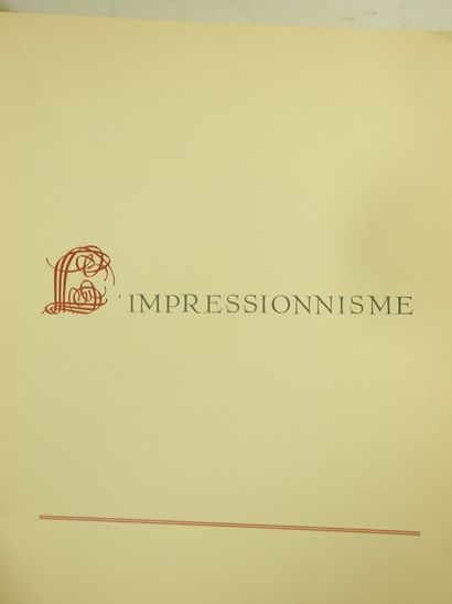 HUMBERT Agnès. L'impressionnisme. In-Plano....