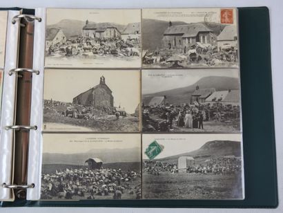 FRANCE. Album vert de 200 cpa environ dont...