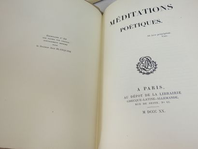 LITTERATURE CLASSIQUE : Huit cahiers en feuilles...