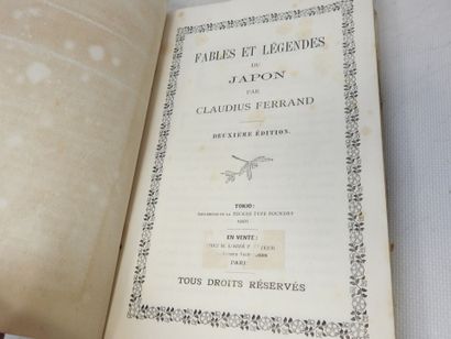 FERRAND Claudius. Fables et légendes du Japon....