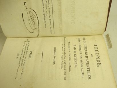 ETIENNE - DUVAL. Pièces de théâtre - Joconde...