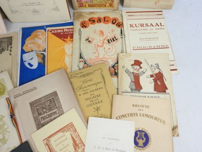 PROGRAMMES DE THEATRE et VIE ASSOCIATIVE....