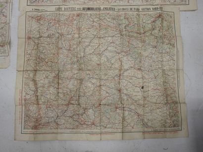 A. TARIDE. Deux cartes imprimées - Environs...