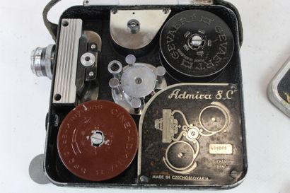 Caméra ADIMRA 8 C avec deux objectifs un...