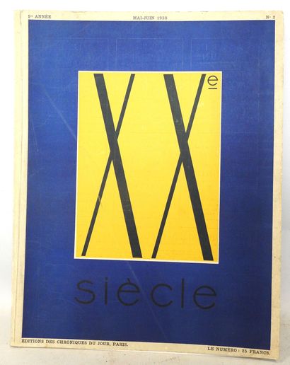 REVUE XXe. Paris, Editions des Chroniques...