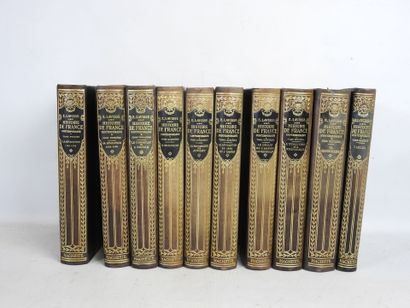 LAVISSE Ernest. Histoire de France contemporaine...