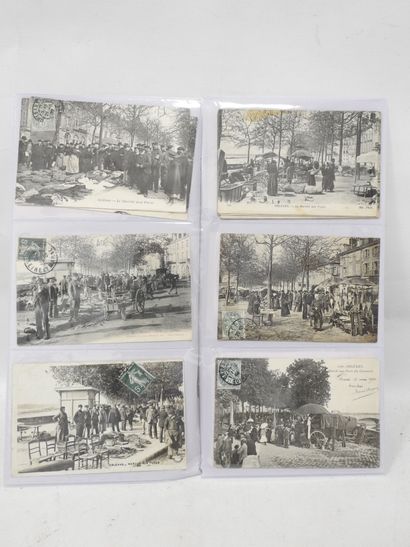 UN LOT de cartes postales anciennes. Orléans...