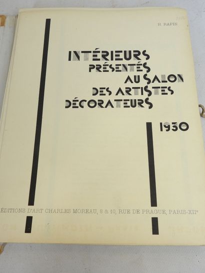 RAPIN H. Intérieurs présenté au Salon des...
