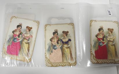 CHROMOLITHOGRAPHIES - POULAIN : 13 petits...