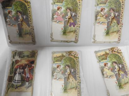 CHROMOLITHOGRAPHIES - POULAIN : 14 petits...