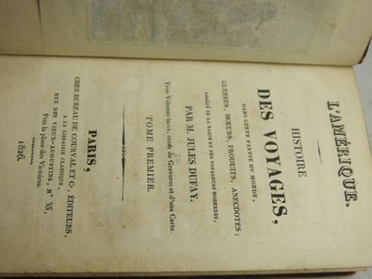 DUFAY Jules. Histoire des voyages - L'Amérique....