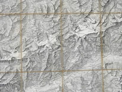 DUFOUR. Carte de la Suisse. Librairie H....