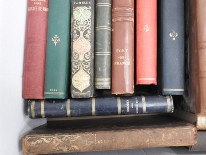 LOT de 16 livres, majoritairement du XIXème...