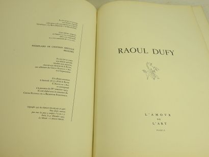 DUFY Raoul (1877-1953). L'amour de l'Art-...