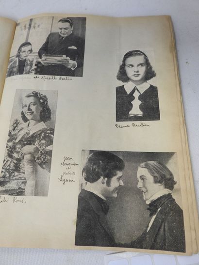 ALBUM Broché de photographies de personnalités...
