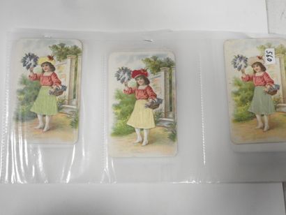 CHROMOLITHOGRAPHIES - POULAIN : 14 petits...